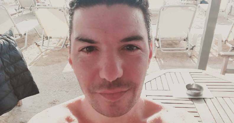 Zak Kostopoulos takes a selfie.