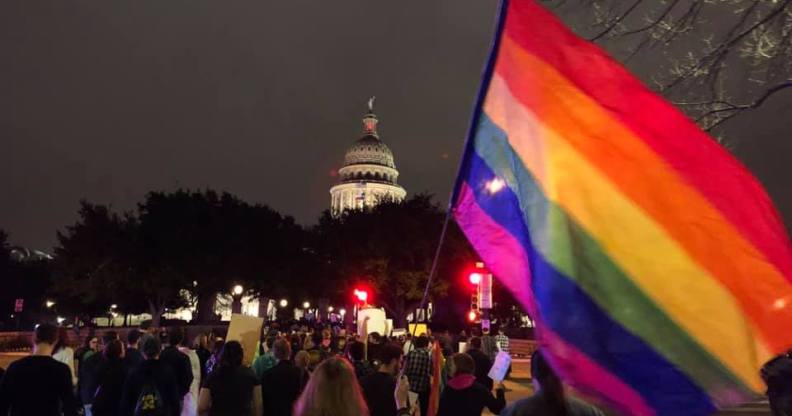 A rally calling for the end of hate crimes took place in Austin.