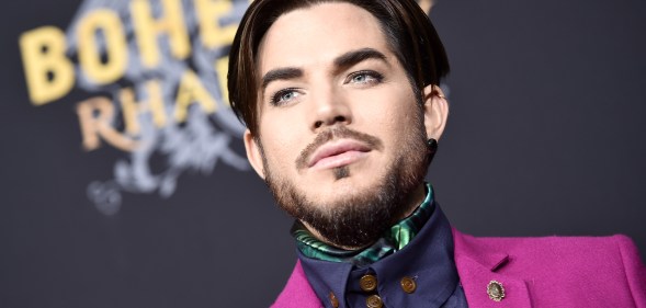 Adam Lambert attends Bohemian Rhapsody New York Premiere at The Paris Theatre on October 30, 2018 in New York City.