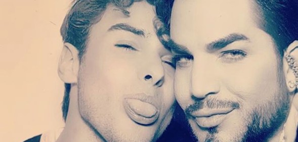 Adam Lambert and his boyfriend