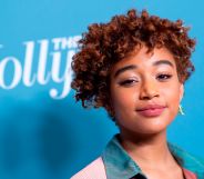 Amandla Stenberg speaks at the 2019 HRC Greater New York Gala in New York City.