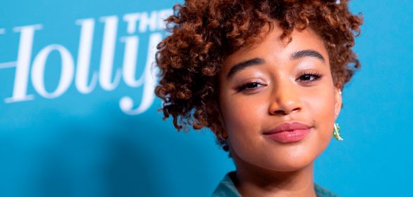 Amandla Stenberg speaks at the 2019 HRC Greater New York Gala in New York City.