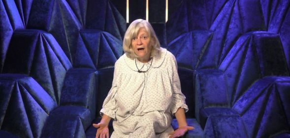 Ann Widdecombe giving a double thumbs up