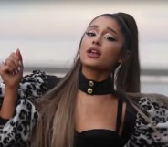 Ariana Grande in music video for "Monopoly"