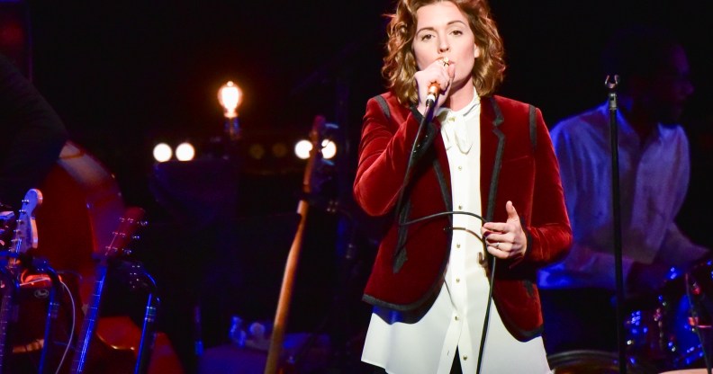 Brandi Carlile on stage