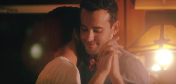 Country singer Cameron Hawthorn came out as gay in the video for "Dancing in the Living Room"