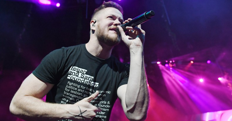 Frontman Dan Reynolds of Imagine Dragons performs during the Origins Experience pop-up concert at The Chelsea at The Cosmopolitan of Las Vegas on November 7, 2018 in Las Vegas, Nevada.