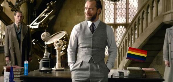 Fans got very smutty about the gay Dumbledore meme