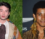 Ezra Miller and Kieynan Lonsdale