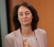 German Justice Minister Katarina Barley arrives for the weekly government cabinet meeting on March 13, 2019 in Berlin, Germany.