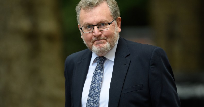 Scottish Secretary David Mundell arrives in Downing Street.