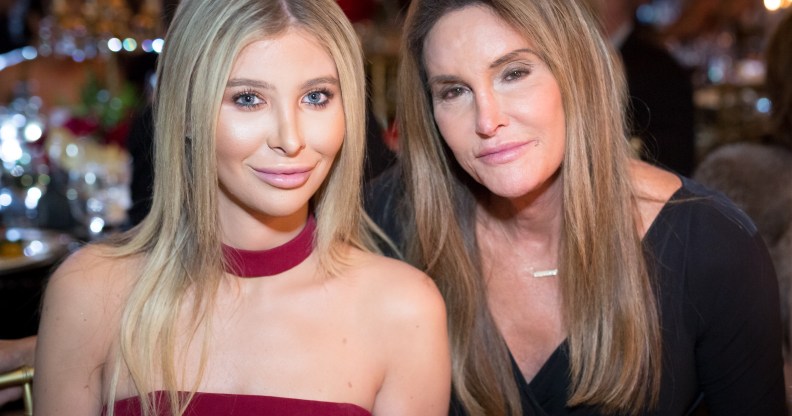 Caitlyn Jenner with girlfriend Sophia Hutchins.