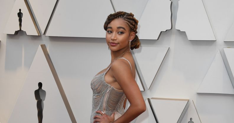 US actress Amandla Stenberg arrives for the 91st Annual Academy Awards at the Dolby Theatre in Hollywood, California on February 24, 2019.