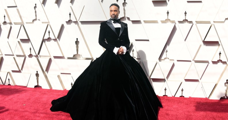 Billy Porter in tux dress 91st Annual Academy Awards.