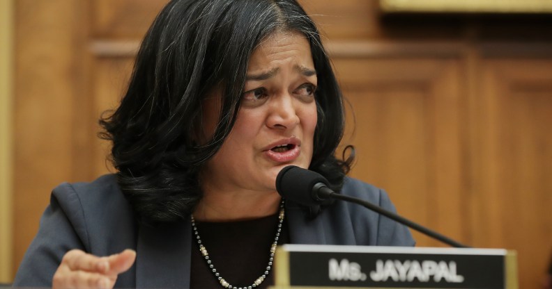 Lawmaker Pramila Jayapal.