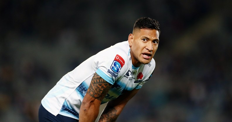 Rugby Australia has fired Israel Folau of the Waratahs.