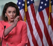 House Speaker Nancy Pelosi speaks during her weekly news conference on Capitol Hill, May 2, 2019 in Washington, DC.