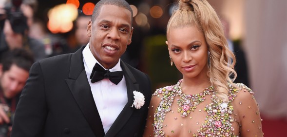 Beyonce and Jay-Z attend the "China: Through The Looking Glass" Costume Institute Benefit Gala at the Metropolitan Museum of Art on May 4, 2015.