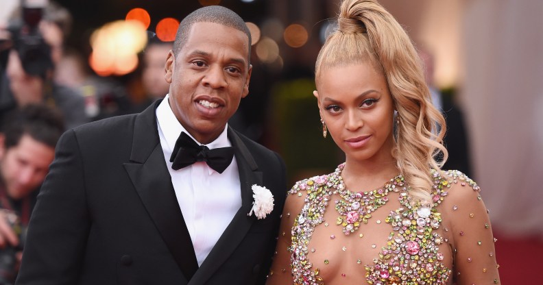 Beyonce and Jay-Z attend the "China: Through The Looking Glass" Costume Institute Benefit Gala at the Metropolitan Museum of Art on May 4, 2015.