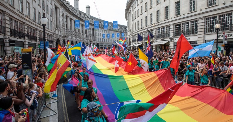 London Pride on Regent's Street, 2017