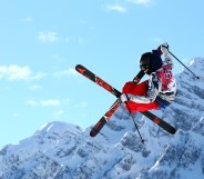 Gus Kenworthy of the United States competes in the Freestyle Skiing Men's Ski Slopestyle Qualification during day six of the Sochi 2014 Winter Olympics at Rosa Khutor Extreme Park on February 13, 2014 in Sochi, Russia. (Cameron Spencer/Getty)