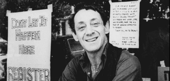 San Francisco supervisor Harvey Milk, a pioneering gay activist who was assassinated in 1978.