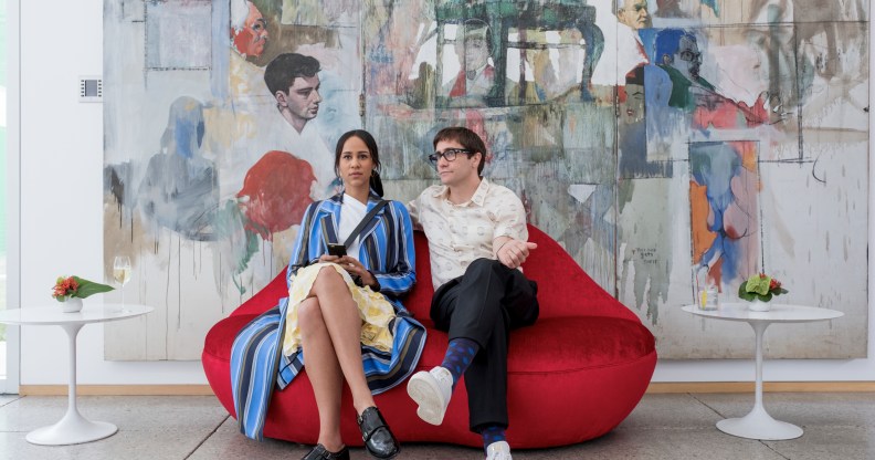 Zawe Ashton and Jake Gyllenhaal in a publicity shot for Velvet Buzzsaw