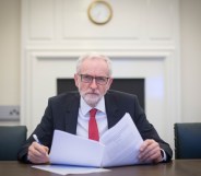 Britain's opposition Labour Party leader Jeremy Corbyn