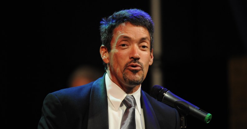 West Hollywood mayor John Duran speaks at a campaign fundraiser event for U.S. President Barack Obama on September 26, 2011 in West Hollywood, California.