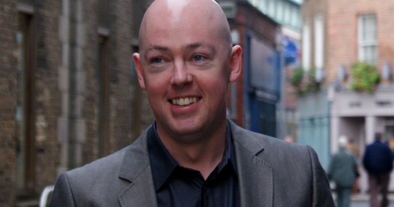 Author of trans novel John Boyne in Dublin.