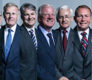 (L-R) Bob Blackman, John Spellar, Chris Chope, Philip Davies, Sir Edward Leigh, Martin Vickers Philip Hollobone, Dr Julian Lewis, and Sammy Wilson