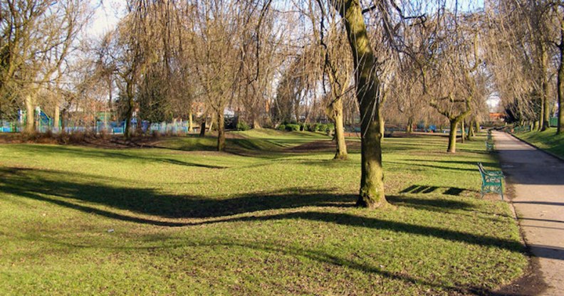 The park where a teen was assaulted in a homophobic attack