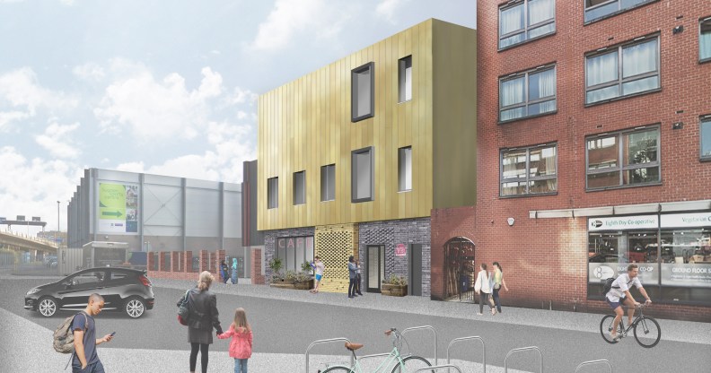 CGI of Manchester's LGBT+ centre