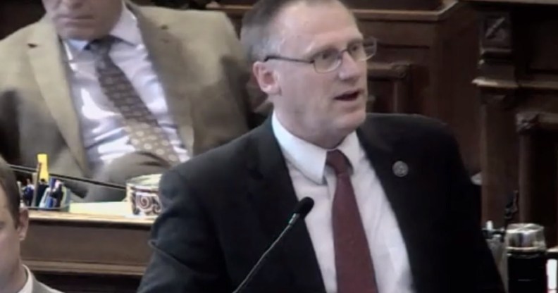 Iowa state senator Mark Costello penned the discriminatory amendment