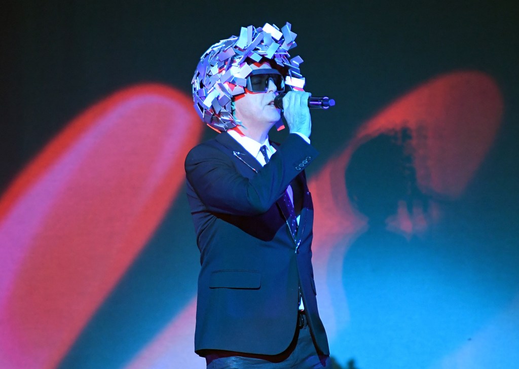 Musician Neil Tennant of Pet Shop Boys performs onstage at The Theater at Madison Square Garden on November 12, 2016 in New York City.