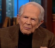 The 700 Club host Pat Robertson, who believes Satan spreads rumours that Jesus was gay