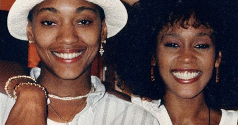 Robyn Crawford and Whitney Houston