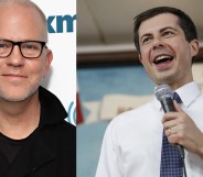 American Horror Story creator Ryan Murphy with Presidential hopeful Pete Buttigieg