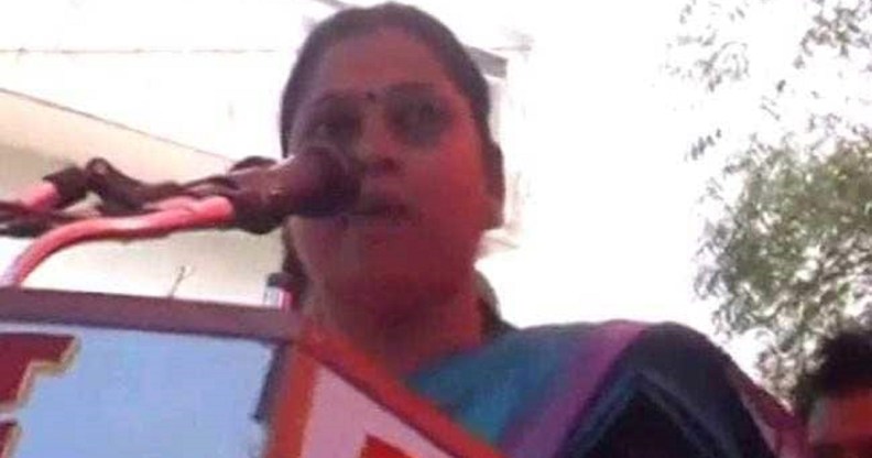 Sadhana Singh was recorded making the comments