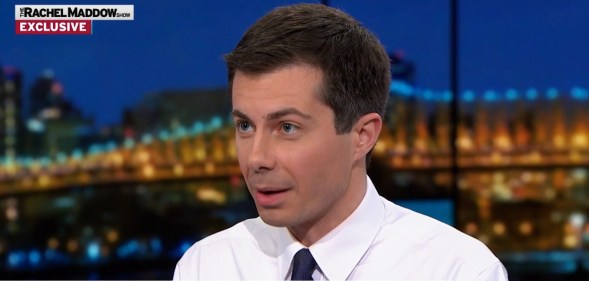 Pete Buttigieg talks to Rachel Maddow.