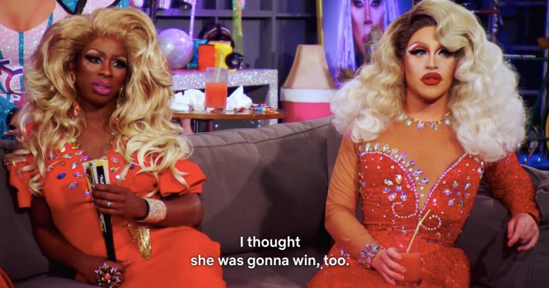 The queens are in shock as Vanjie fails to win.