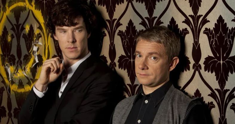 Sherlock (Benedict Cumberbatch) and John Watson (Martin Freeman)