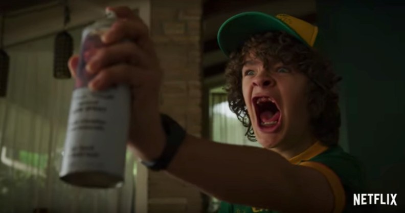 Dustin from Stranger Things. (Netflix/YouTube)