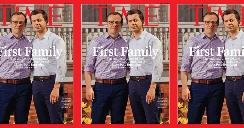 TIME Magazine dedicated the cover to Pete Buttigieg and husband Chasten Buttigieg