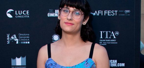 Teddy Geiger arrives at the AFI FEST 2018. (VALERIE MACON/AFP/Getty Images)