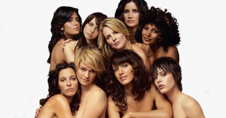 The original cast of The L Word