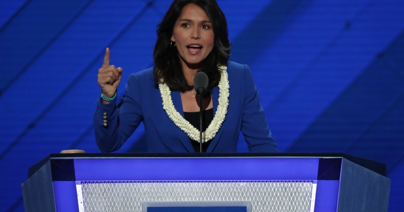 US representative Tulsi Gabbard