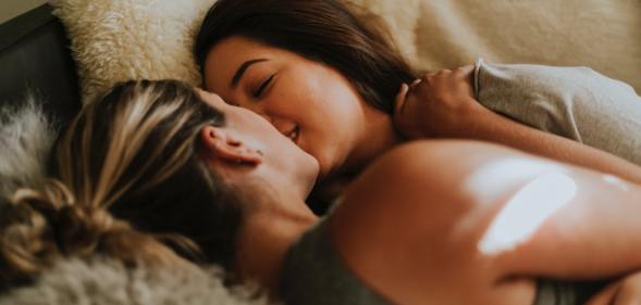 picture depicting women who have sex with other women.