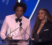 Beyoncé and Jay Z at the 2019 GLAAD Awards