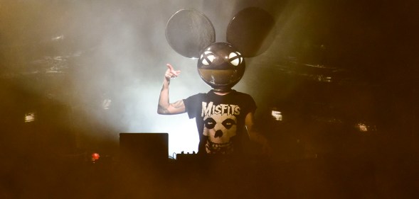 Deadmau5 Performs At The Seaport District's Pier 17 Rooftop on September 8, 2018 in New York City